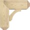 Ekena Millwork Imperial Craftsman Rough Sawn Bracket w/ Offset Brace, Douglas Fir, 8"W x 20"D x 20"H BKT0806X20X20IMP04RDF - alternate 3